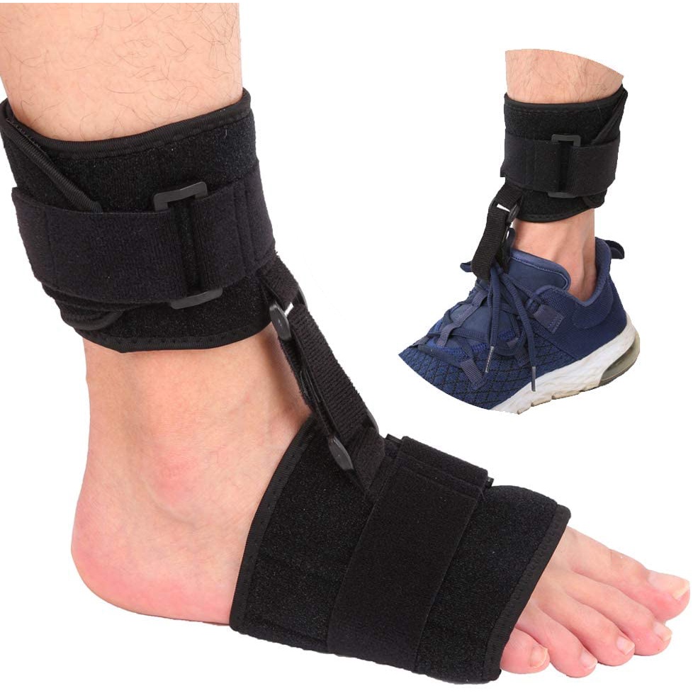 Drop Foot Brace Breathable Neoprene, Foot Drop, Adjustable Ankle Brace