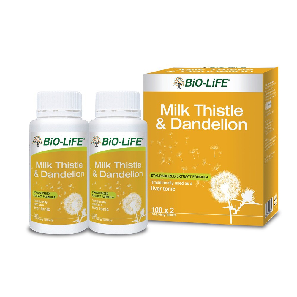 BIOLIFE MILK THISTLE & DANDELION 100 TABLETS Shopee Malaysia