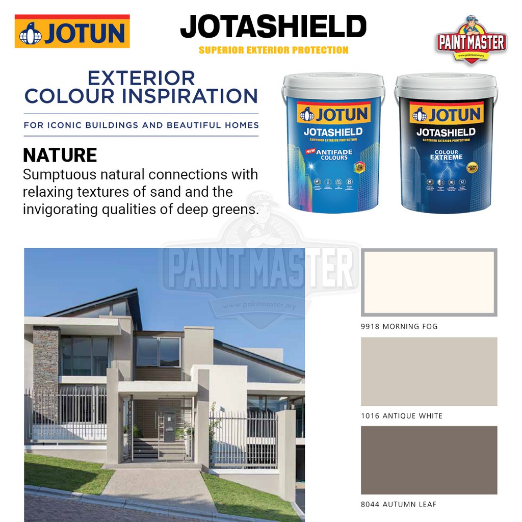 [1L NATURE] JOTUN EXTERIOR COLOUR INSPIRATION Jotun Jotashield