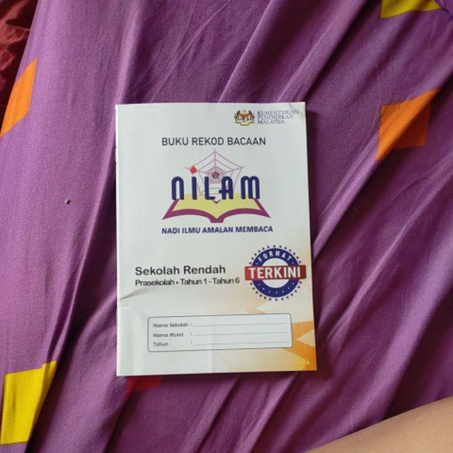 (Format Terkini) Buku Rekod Bacaan Nilam Sekolah Rendah / Sekolah