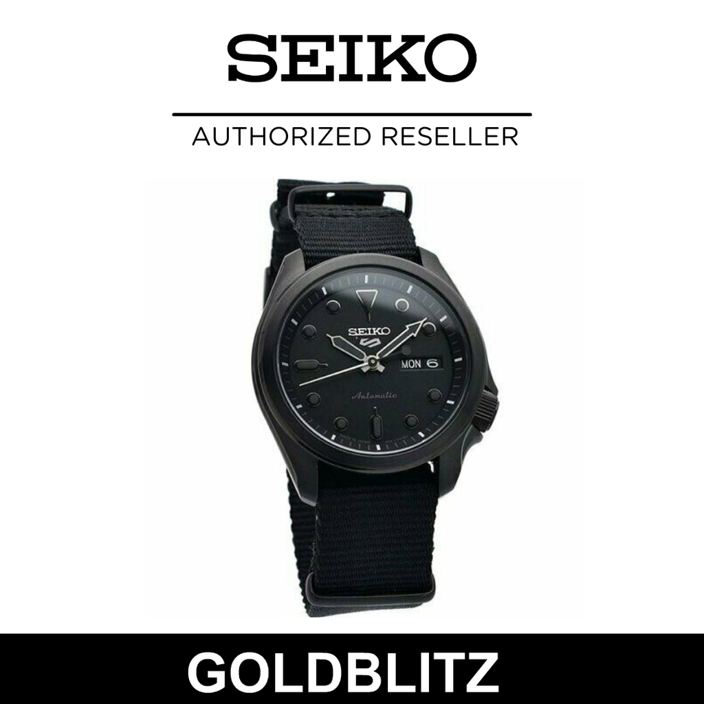 Seiko 5 Sports SRPE69K1 Black Dial Blackout Mechanical Automatic Nylon