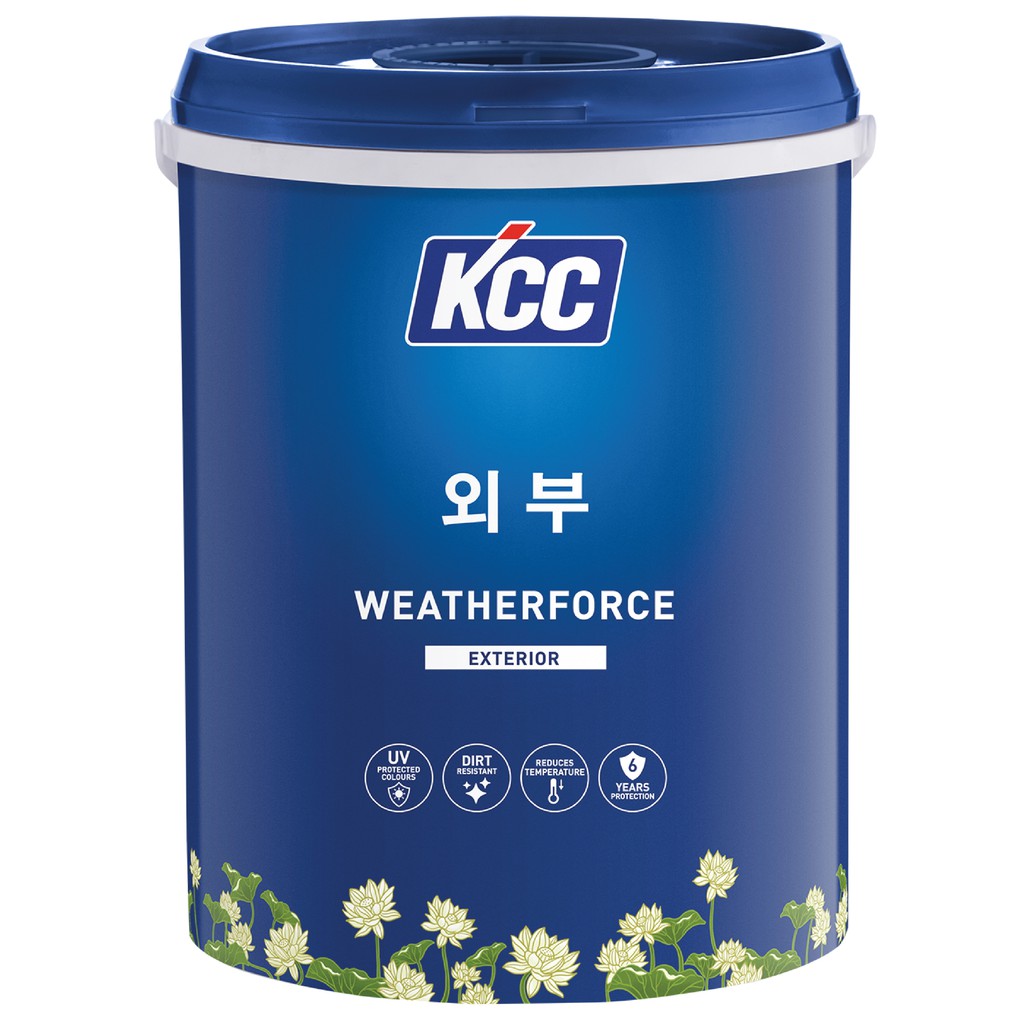 Kcc Weatherforce Exterior Paint (1L) Shopee Malaysia