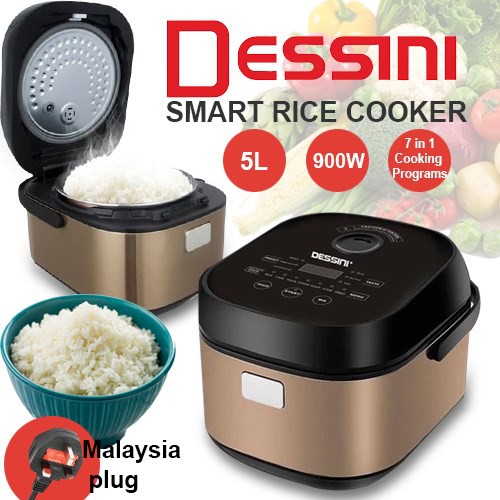 Dessini Smart Rice Cooker 5L Shopee Malaysia