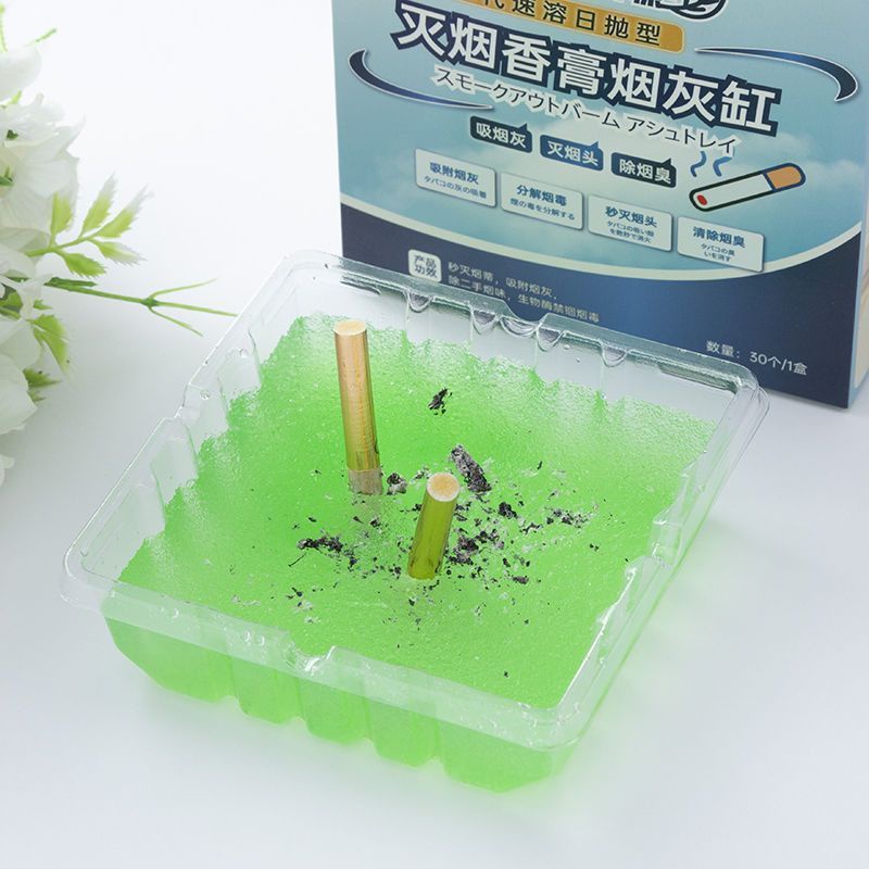 30Set/Box Deodorant Disposable Cigarette Ashtray 1 Time Ashtray Smoker