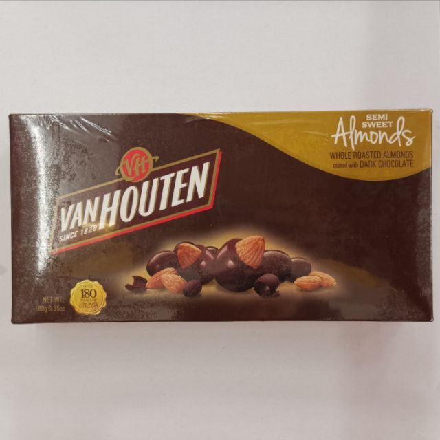Van Houten Almond/ Semi Sweet Almond/ Raisins/ Assortment Box 180G | Shopee Malaysia