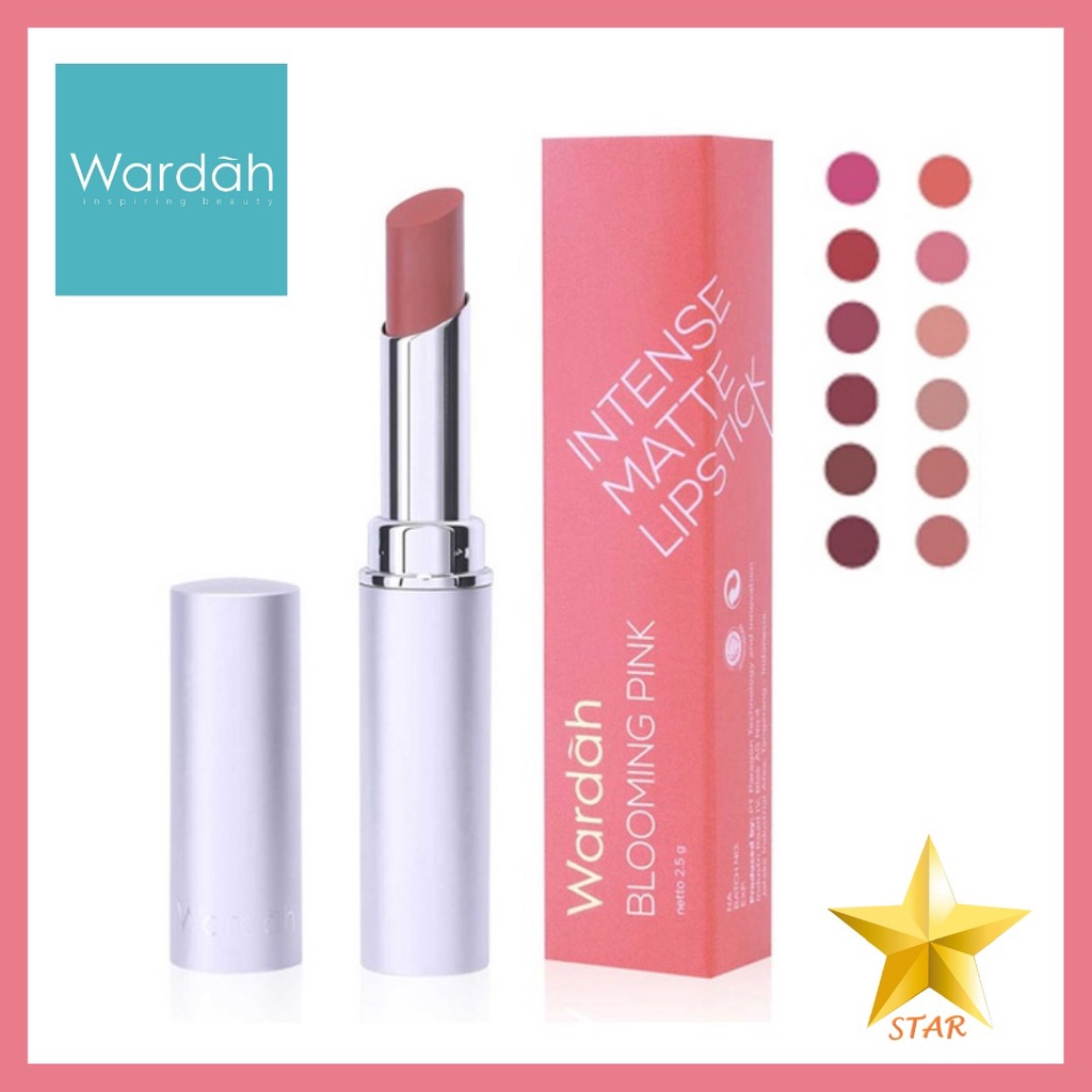 Original Wardah Intense Matte Lipstick Complete Lipstick 16 Colors