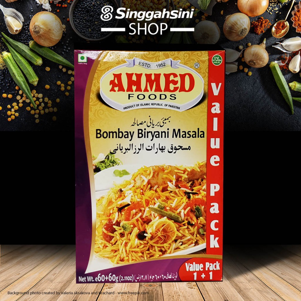 AHMED FOODS BOMBAY BIRYANI MASALA 60G+60G Shopee Malaysia