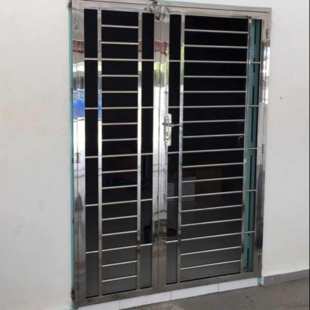 Kim fatt 304 Stainless steel door, stainless steel grill door, Pintu