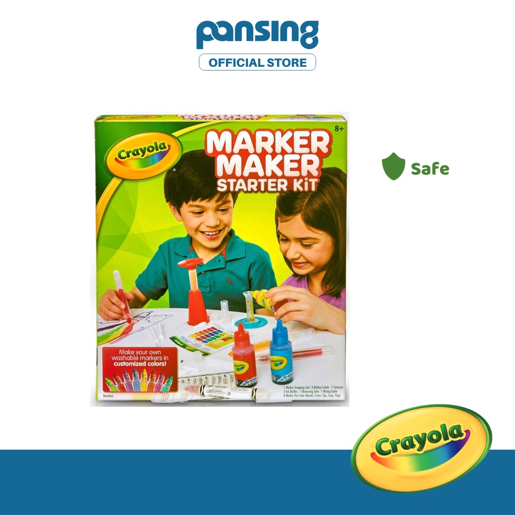 Crayola Washable Marker Maker Starter Kit Toy Customized Your Own