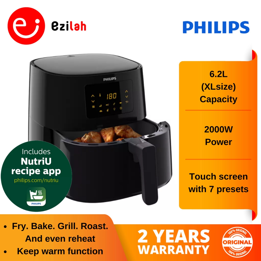 Philips Digital Air Fryer XL size (6.2L) HD9270 Shopee Malaysia