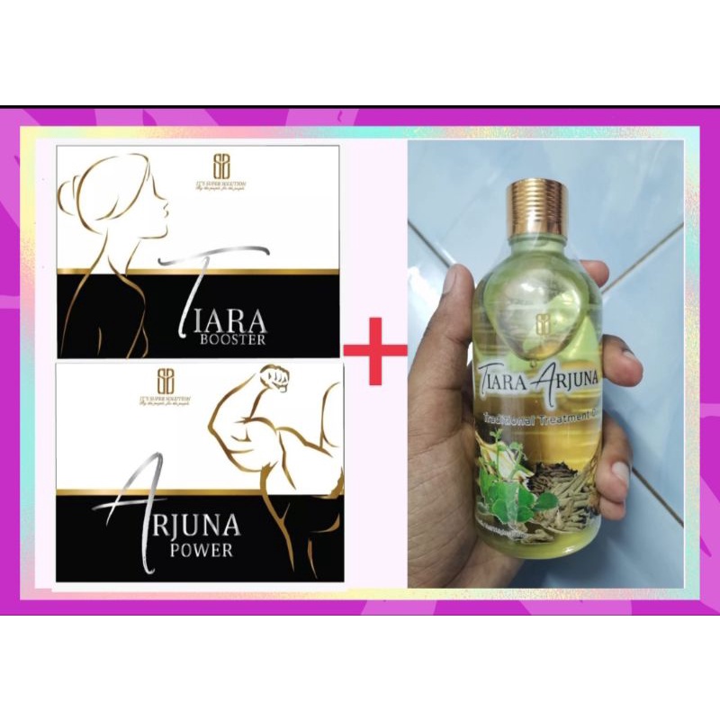 TIARA BOOSTER/ARJUNA POWER + TIARA ARJUNA TRADITIONAL TREATMENT OIL