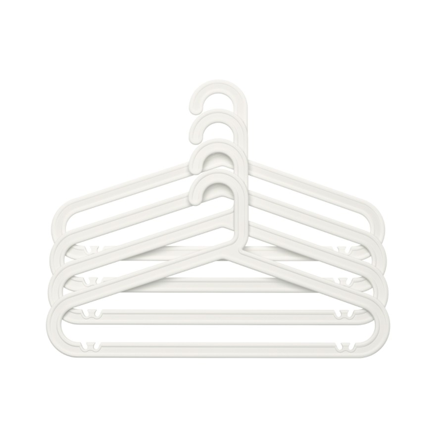 IKEA BAGIS Hanger, in/outdoor, white / 4 pieces (100 GENUINE) Shopee