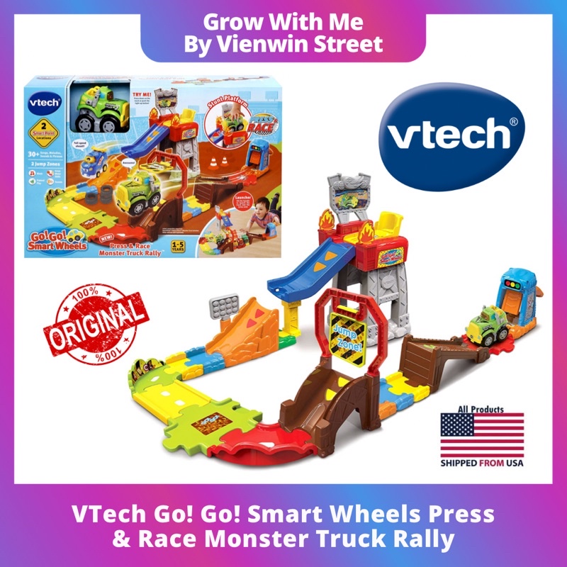 VTech Go! Go! Smart Wheels Press & Race Monster Truck Rally *Kids Car