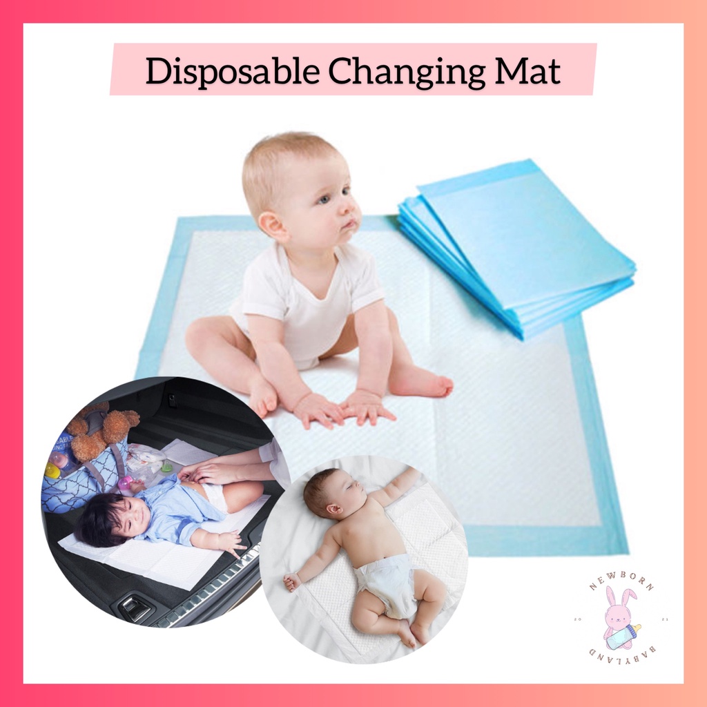 Disposable Changing Mat Portable Baby Changing Pads Urine Mat Nappy