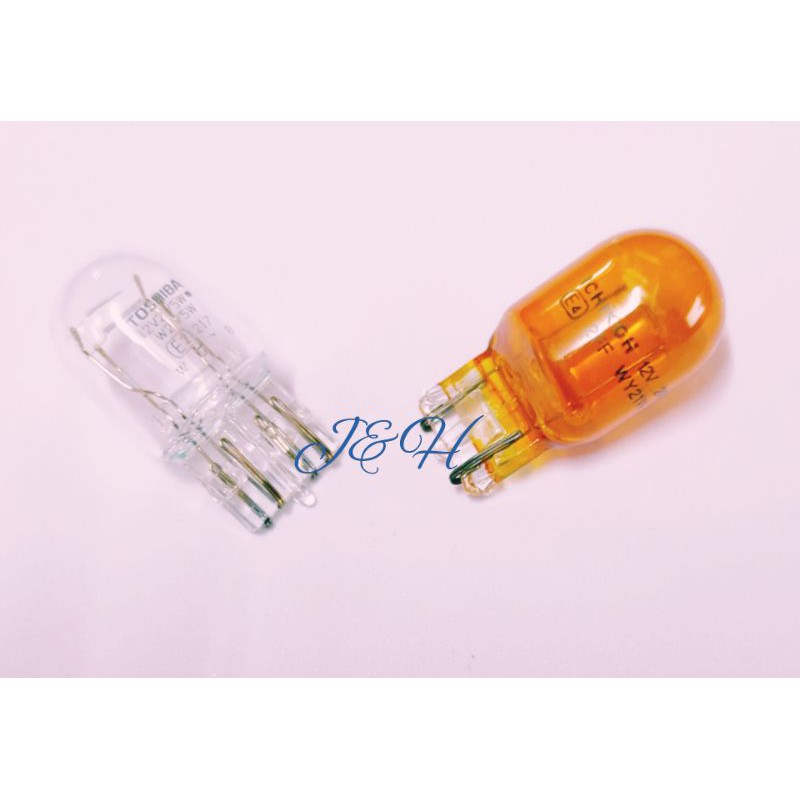 1PIECE PRICE!!!T20 W21 12V MYVI,VIVA,ALZA REAR SIGNAL BULB ORANGE/AMBER ICHIKOH ORIGINAL JAPAN