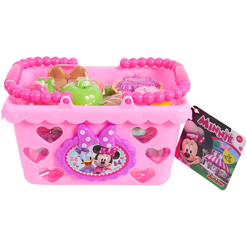 Disney Junior Minnie Mouse BowTique Bowtastic Shopping Basket Set