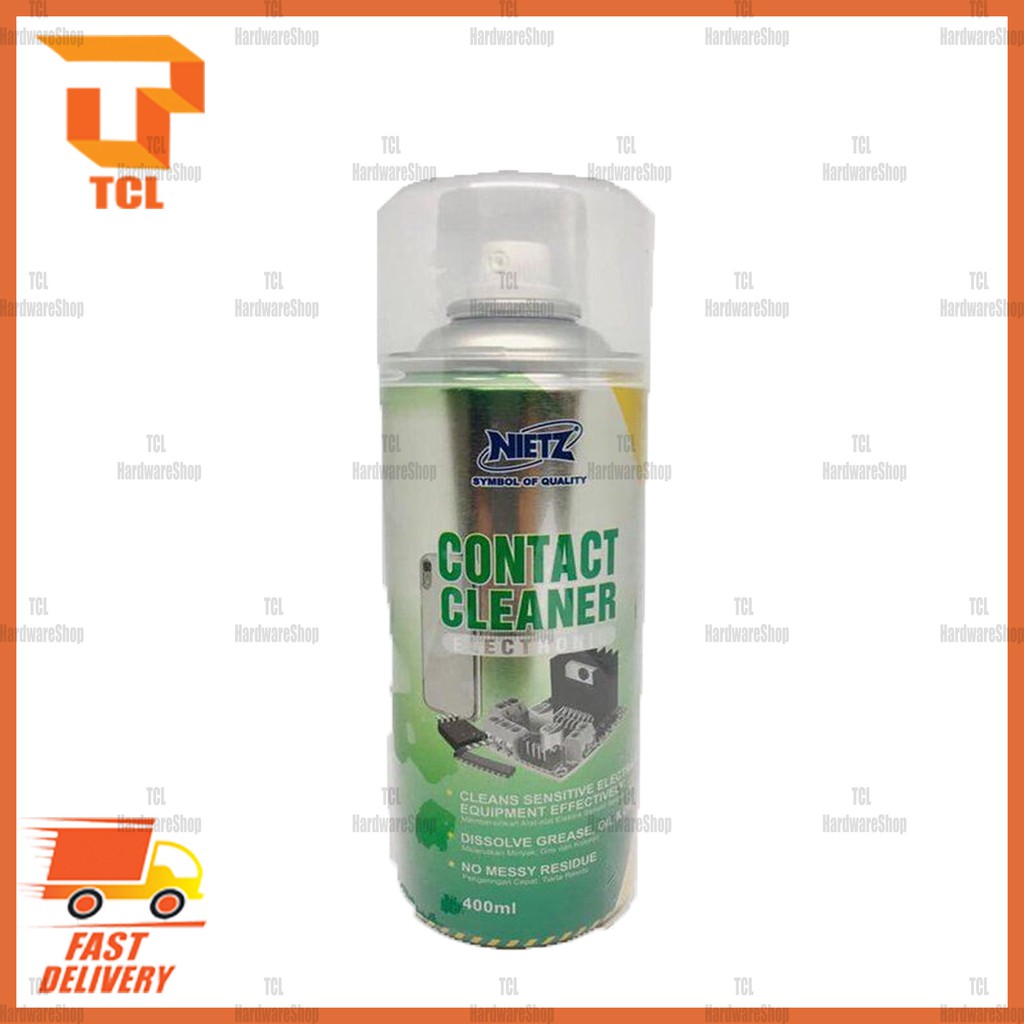 NIETZ AEROSOL SPRAY ELECTRONIC CONTACT CLEANER (400ml)/WHITE LITHIUM