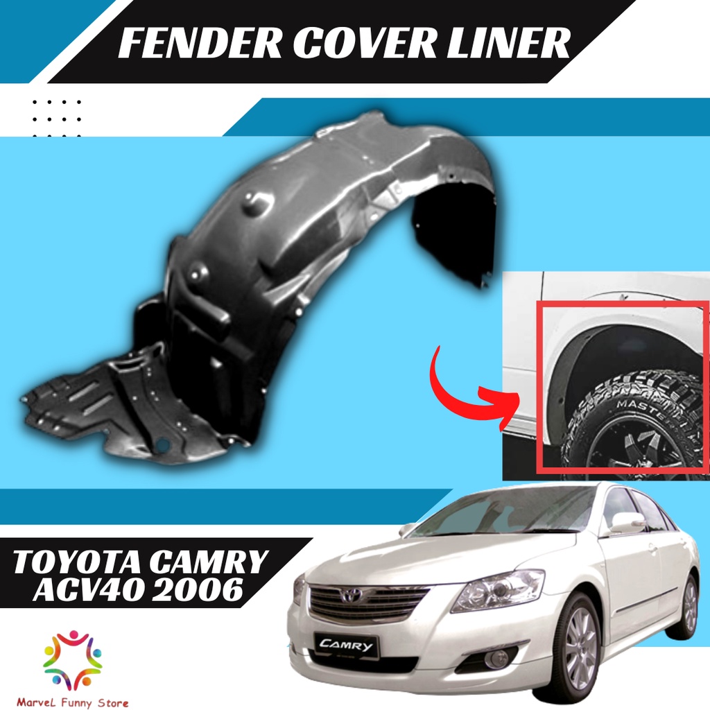 TOYOTA CAMRY ACV40 2006 FENDER COVER LINER PROTECTOR DAUN PISANG ATAS