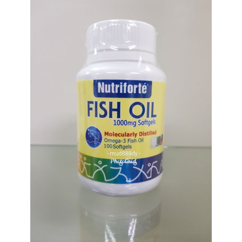 Nutriforte Fish Oil 1000mg Softgels 100's (EXP05/2023) Shopee Malaysia