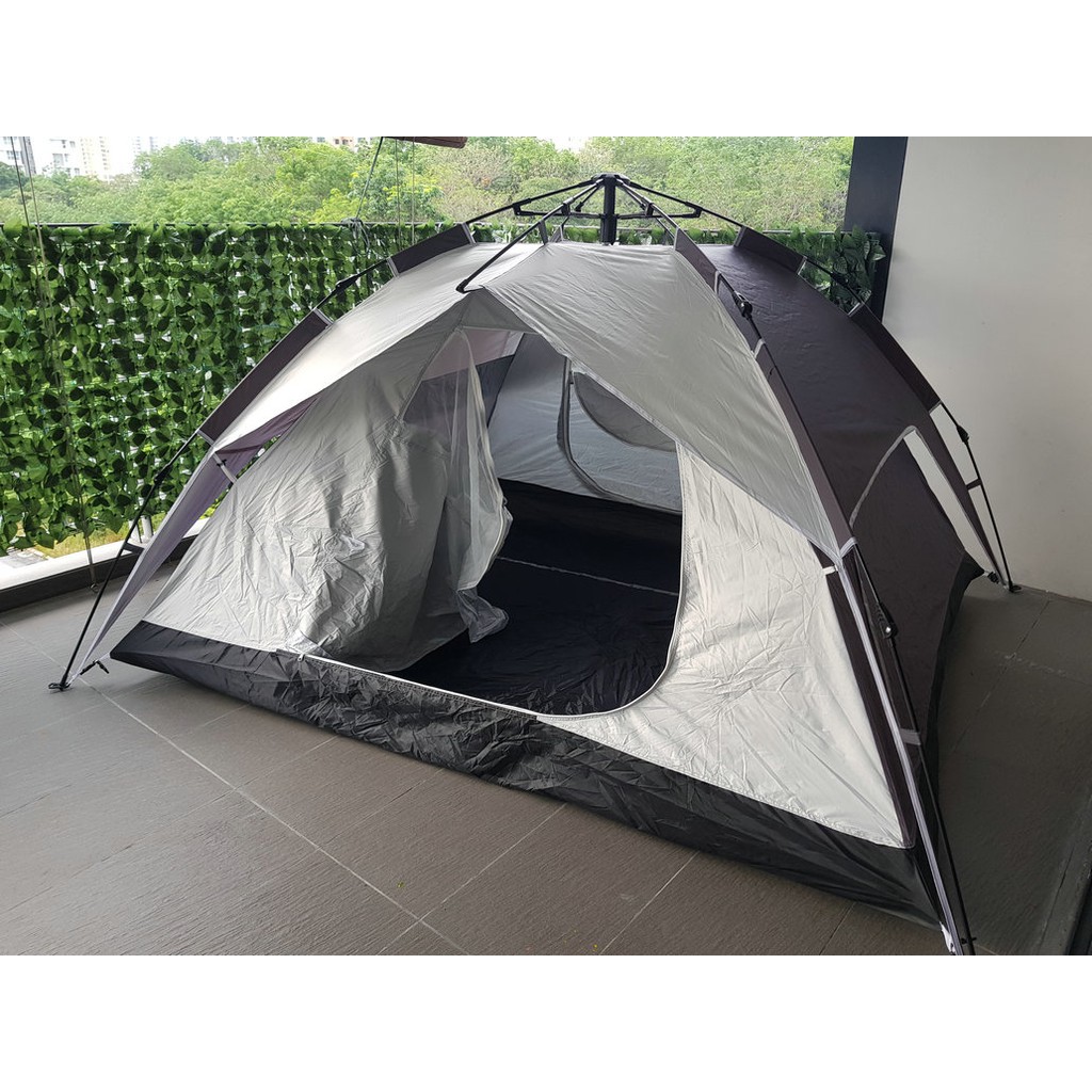 Double Layer 5 man Automatic Waterproof Tent 210cm x 240cm x 135cm
