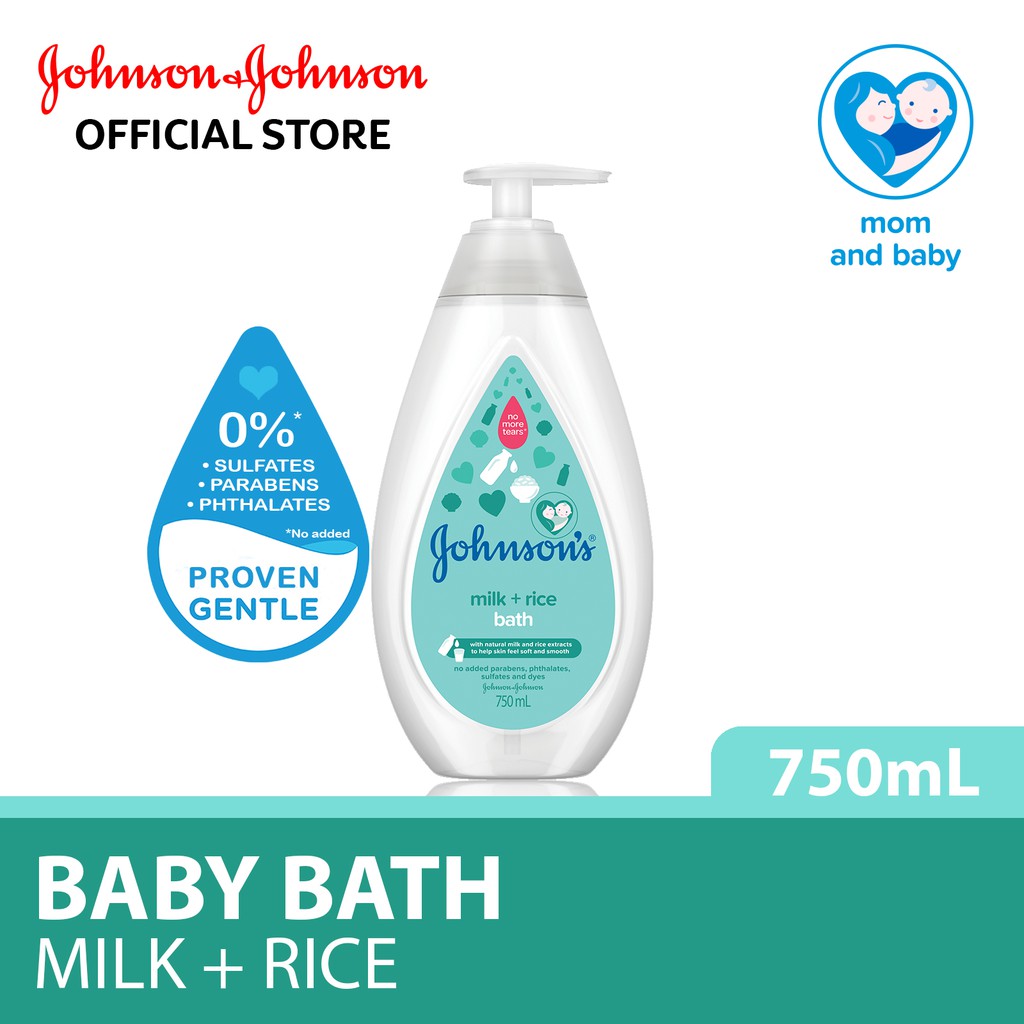 Johnson',s Baby Milk + Rice Bath (750ml) Shopee Malaysia