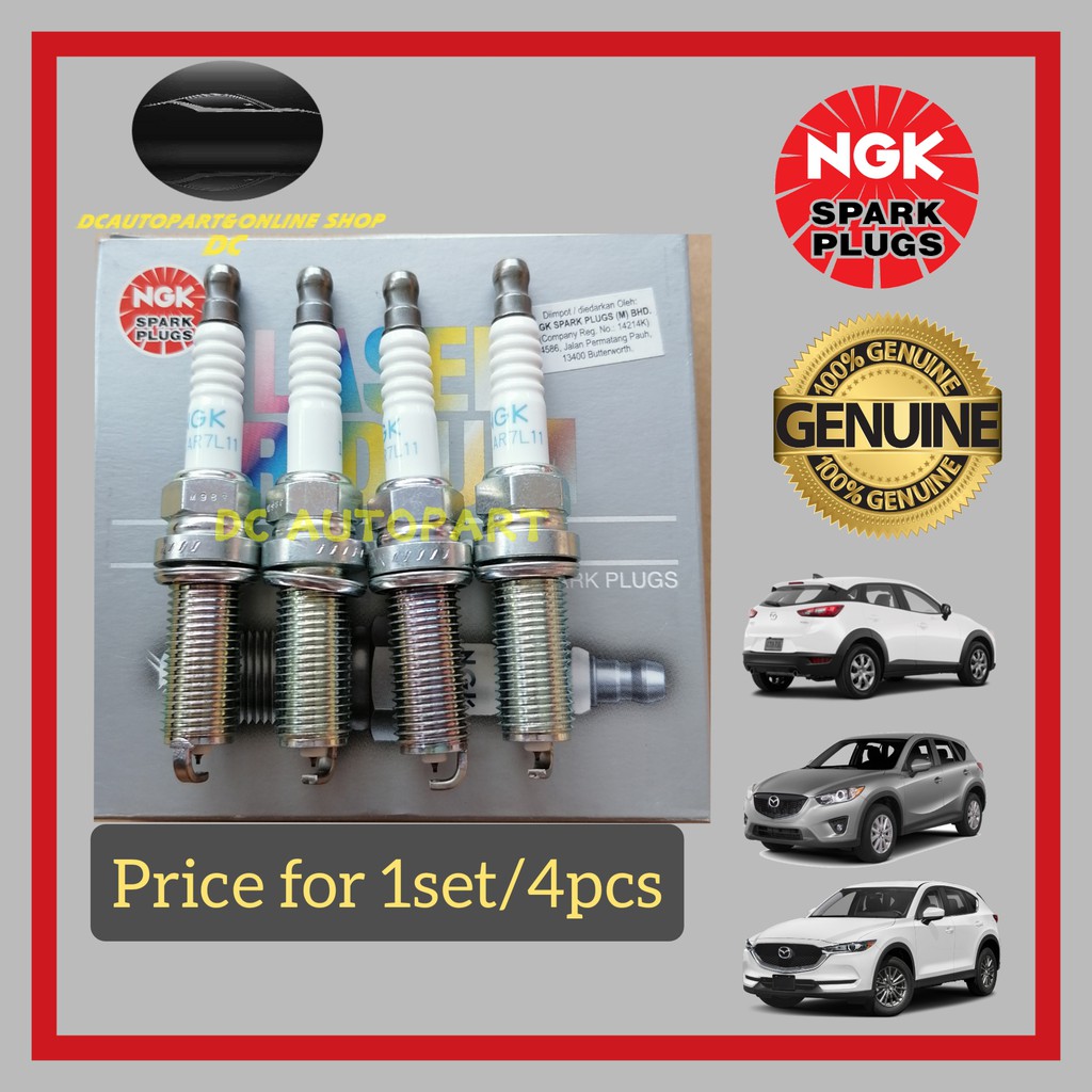 ORIGINAL NGK LASER IRIDIUM SPARK PLUG MAZDA 3, 5 ,6 CX3 CX5 (SKYACTIV