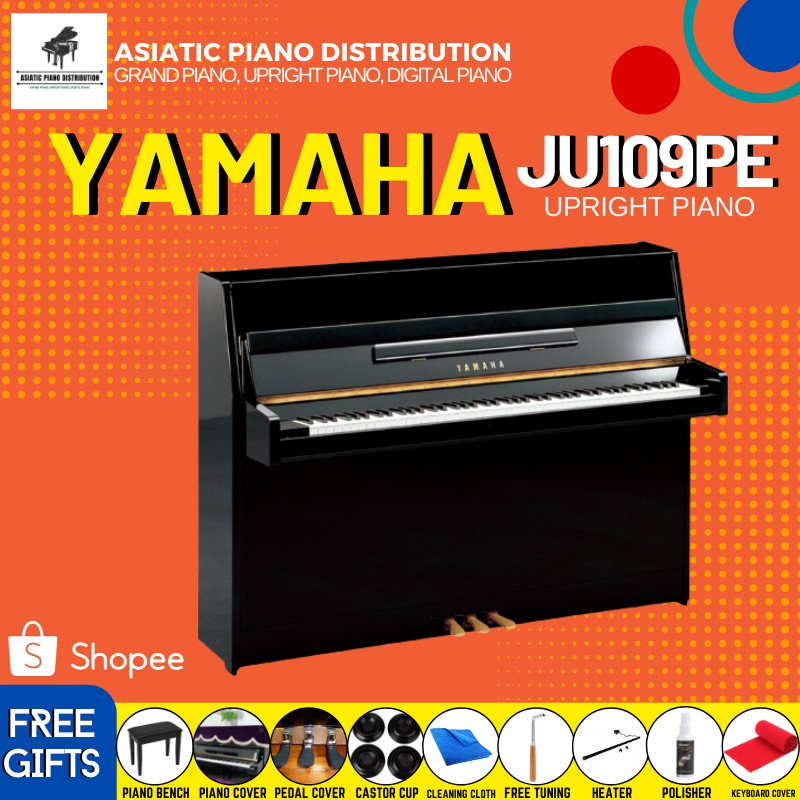 Yamaha JU109PE Upright Piano (with mystery gifts) Shopee Malaysia