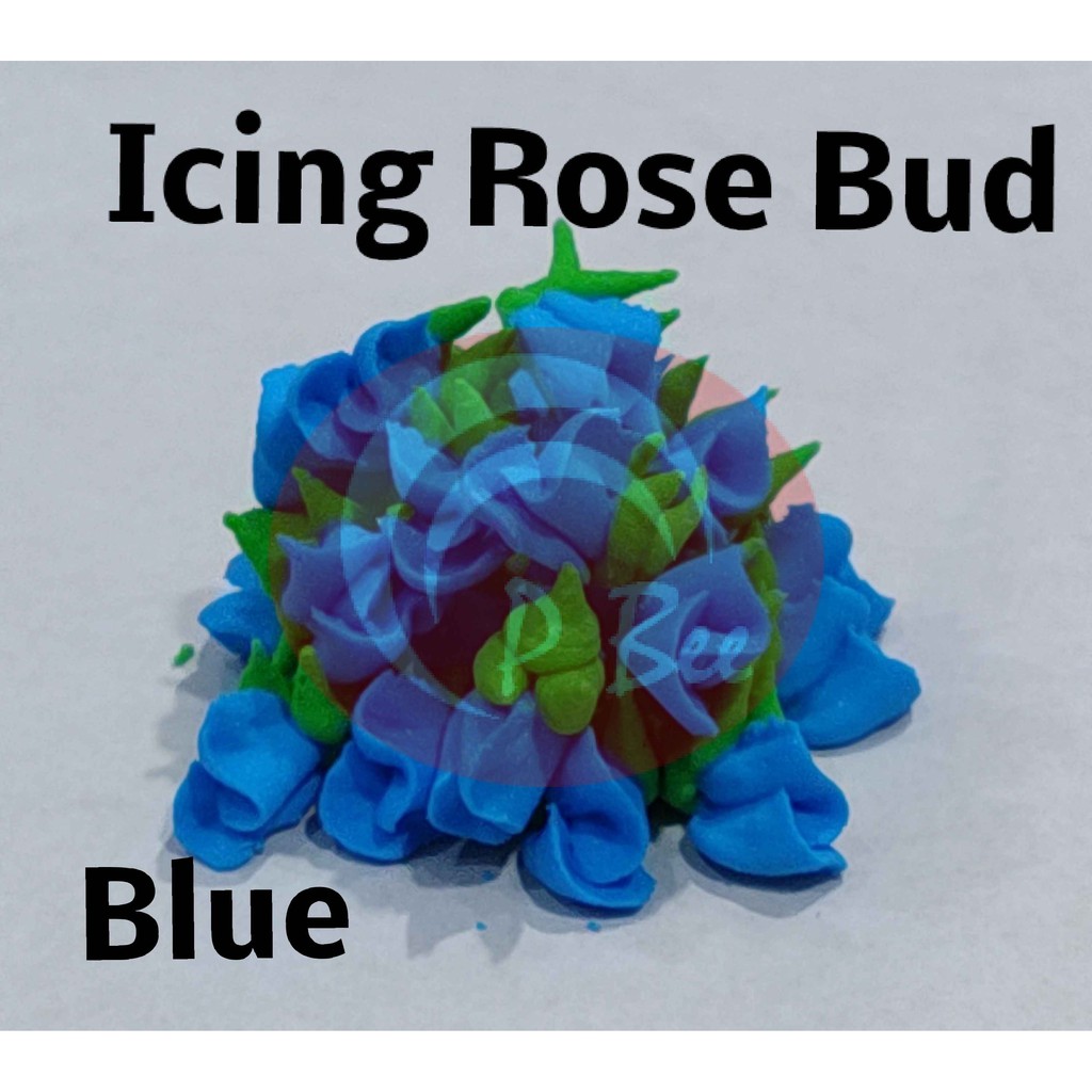 Icing Rose Buds/Royal Icing/(Assorted Colour )/Bunga Icing (Pelbagai
