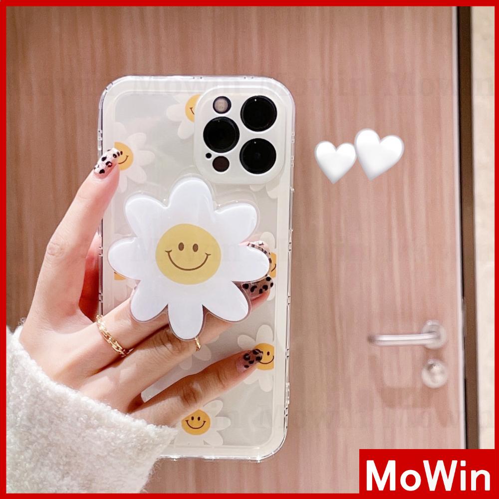 Mowin iPhone Case Silicone Soft Case Clear Case Square Edge With
