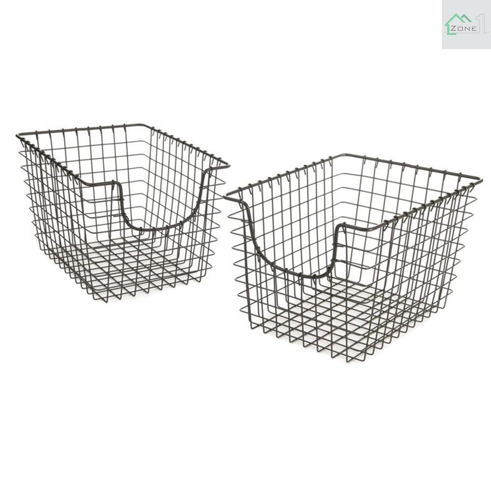 Zone US003 Metal Wire Pantry Container Food Organizer Storage Basket