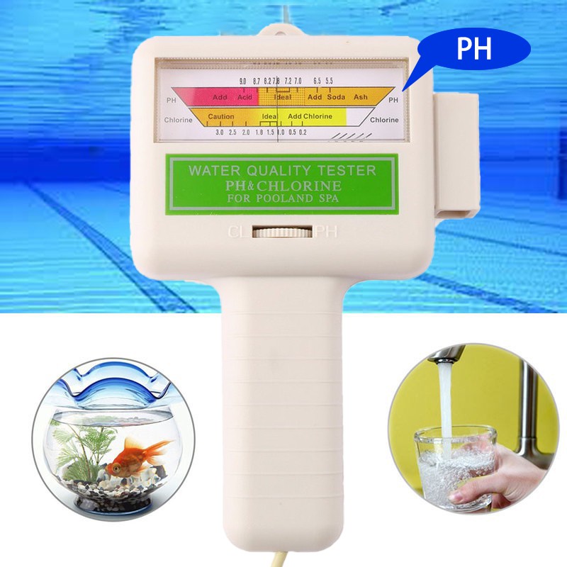 PH & Cl2 Chlorine Level Tester Swimming Pool Spa Water