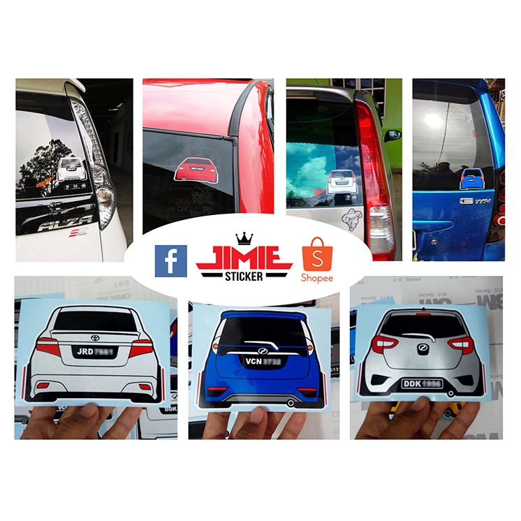 Cara Tampal Stiker Pada Kereta