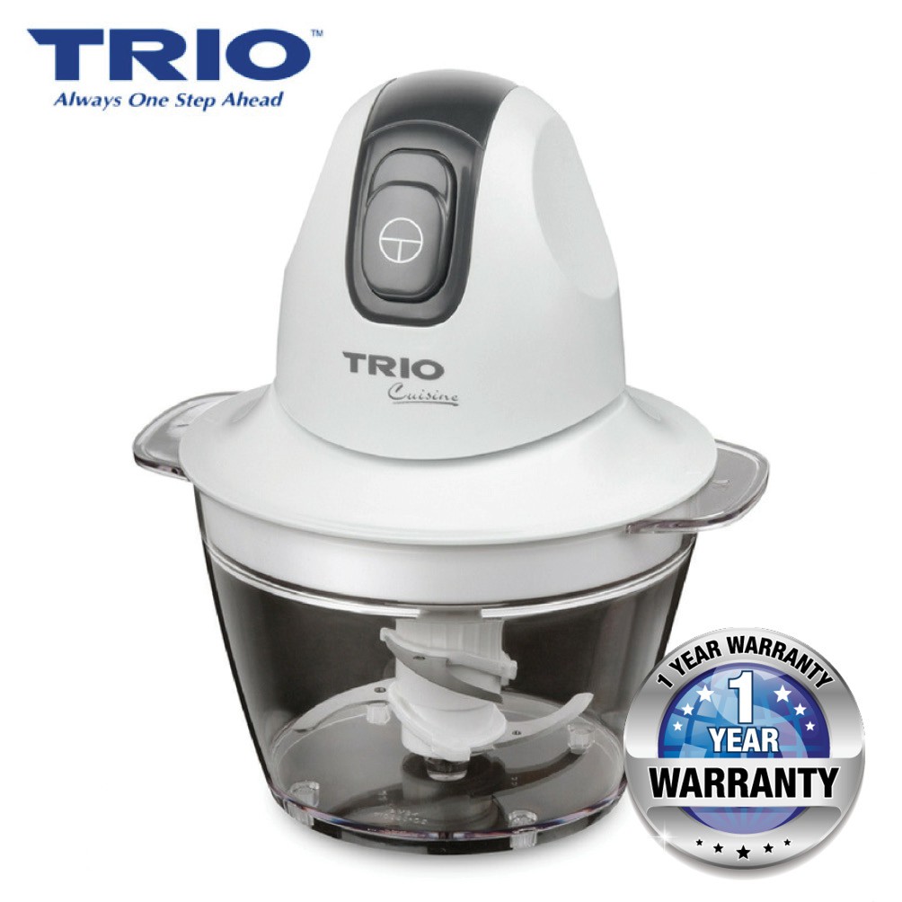 TRIO Mini Food Chopper TFC355 [Fast Chopping with Double Layer Blade