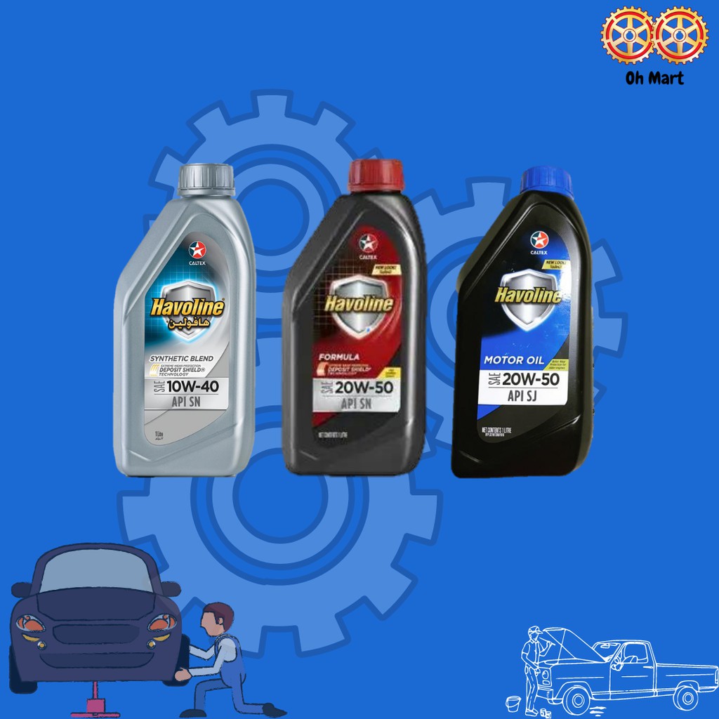 Caltex Havoline Motor Oil/ Formula/ Synthetic Blend 1L Shopee Malaysia