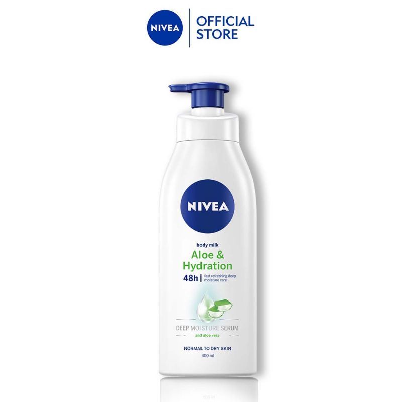NIVEA Body Lotion Aloe & Hydration 400ml Natural Aloe Vera Fresh