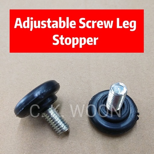 (M10)3/8" Adjustable Screw Leg Stopper Furniture Table Chair Levelling