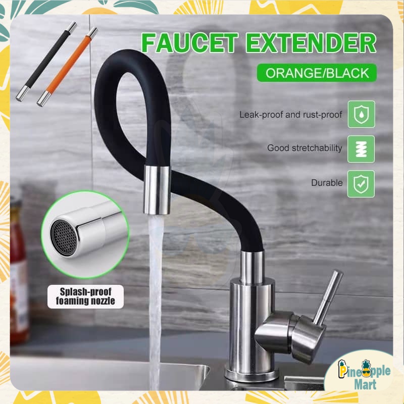 Pineapple Getah Paip Air Sambungan Paip Sinki Faucet Extension