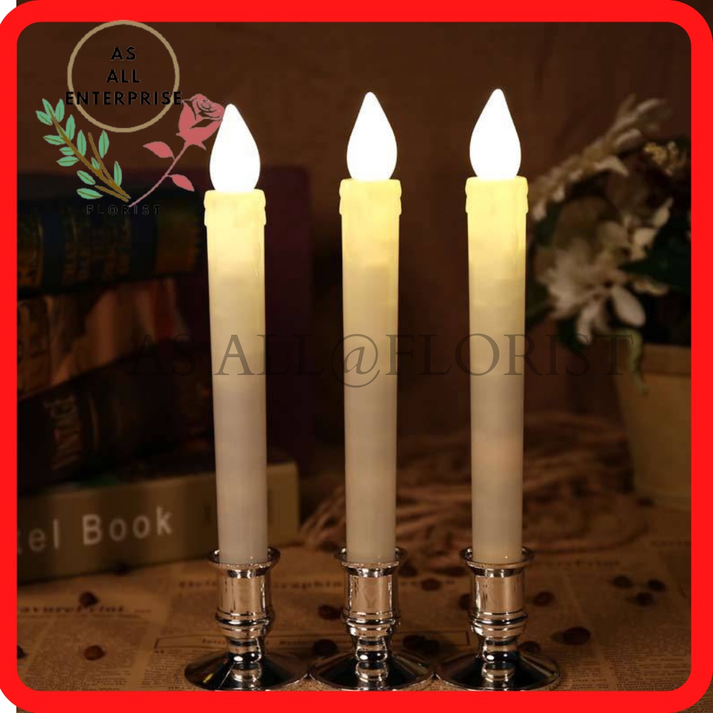 New Tear Hotel Decoration Wedding Candlelight Dinner LED Battery Rod