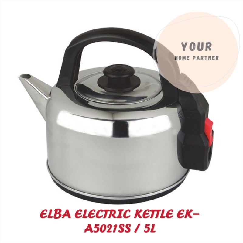 Elba Electric Kettle EKA5021SS 5L Shopee Malaysia