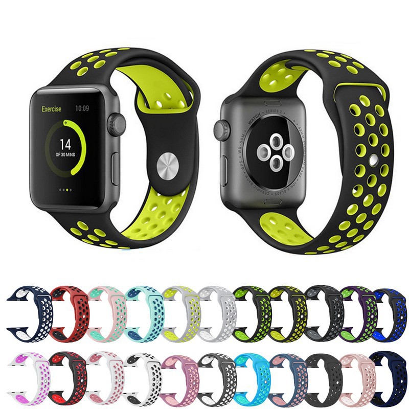 Lightweight Nike Sport Band for Apple Watch Series 6 5 4 3