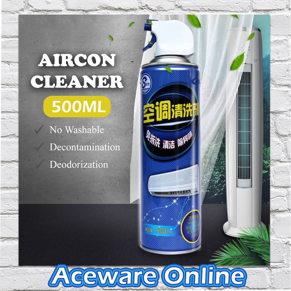 Air Conditioner Cleaning Spray 500ML for Air Con Dust Freeze Shopee