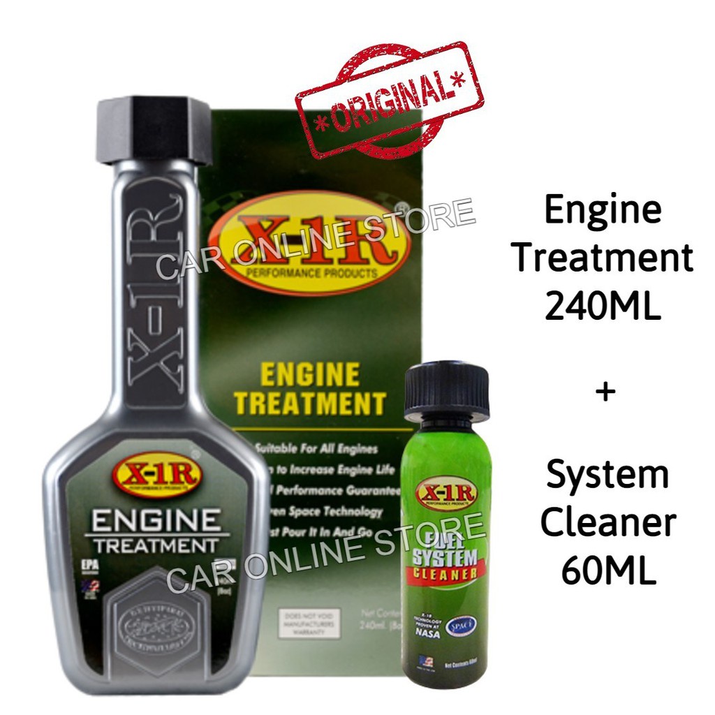 X1R/ X1R Engine Treatment 240ml / 60ml Fuel System Cleaner / Engine