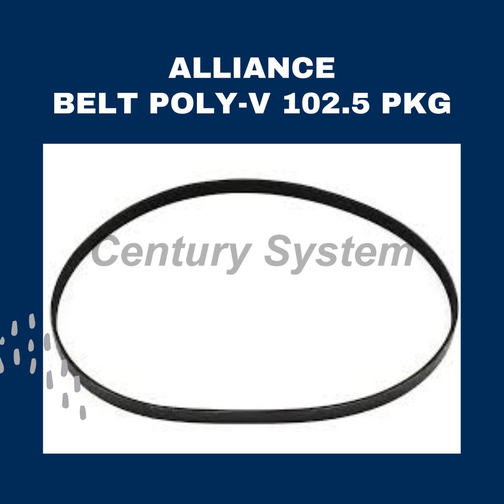 70276202P BELT POLYV 102.5 PKG (100 Genuine Parts from Alliance