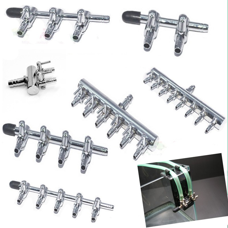 4/8mm Aquarium Air Splitter Airline Tubing Air Flow Divider Air Valve