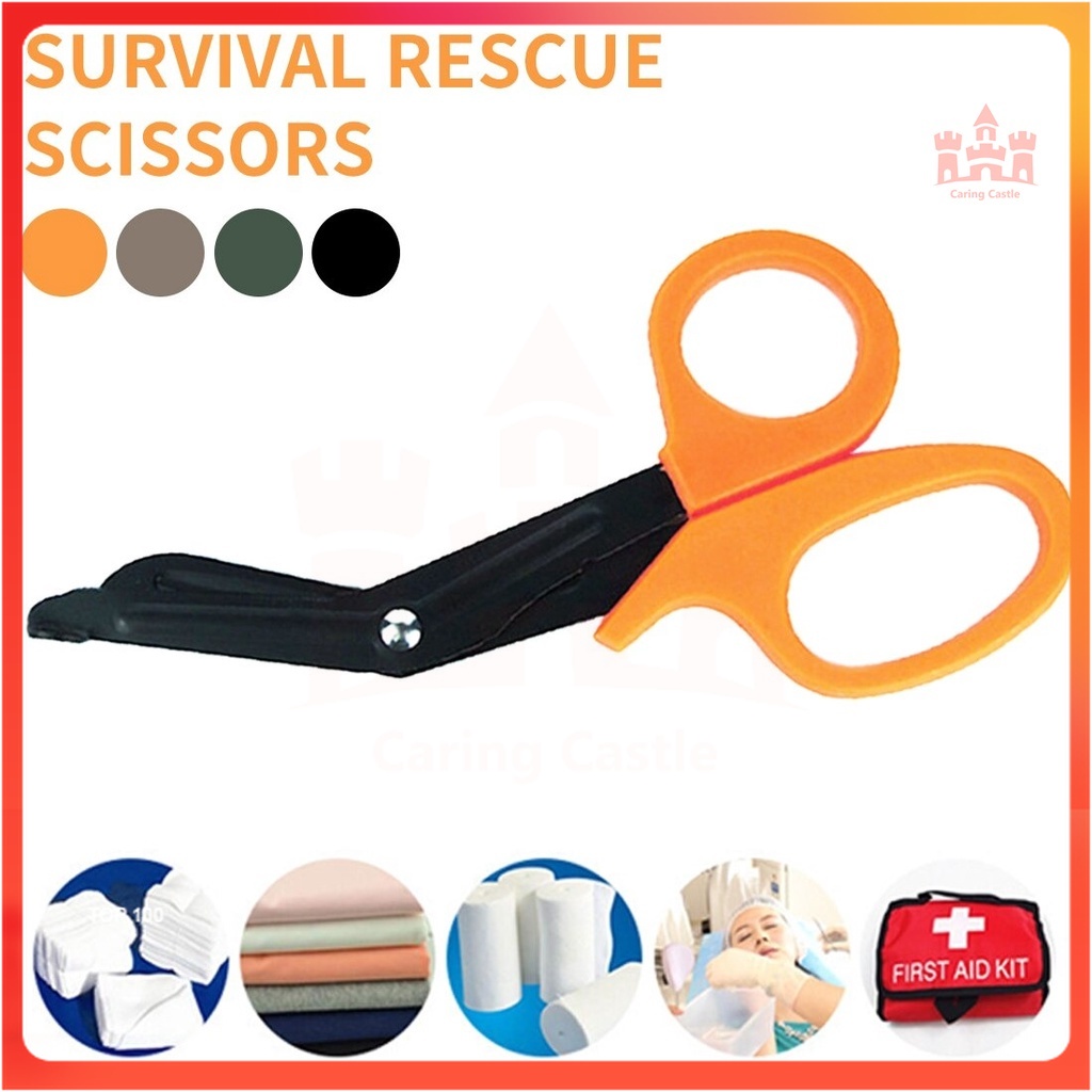 CC Ready Stock EDC Medical Scissor Trauma rescuer gauze Shears First