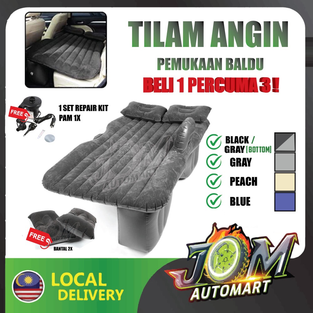 BELI 1 PERCUMA 3 BARANG ! Tilam Angin Kereta / Car Inflatable Camping