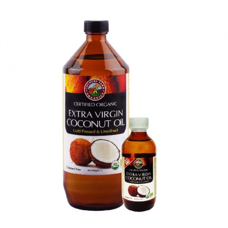 Country Farm Certified Organic Extra Virgin Coconut Oil 1L + 100ML