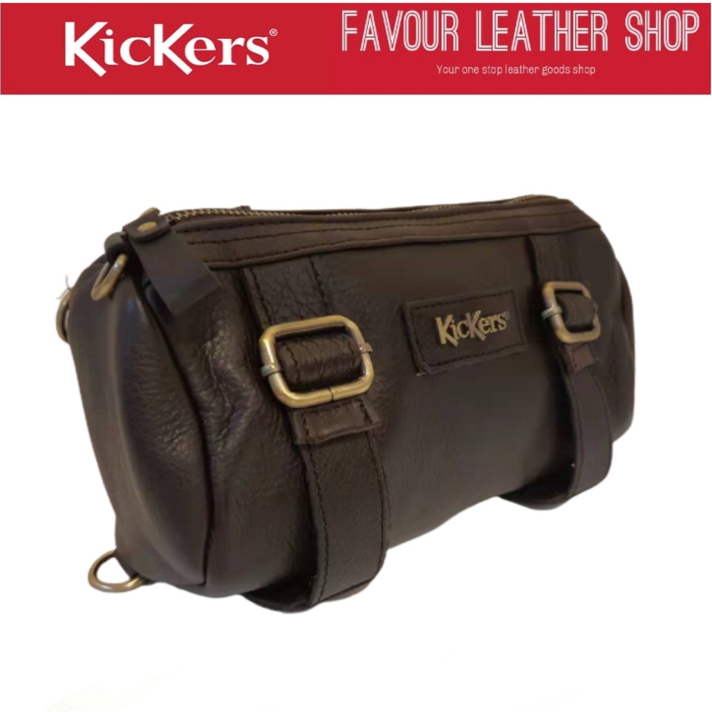 Kickers Genuine Leather Sling & Pouch Bag (1KICS78572) Shopee Malaysia
