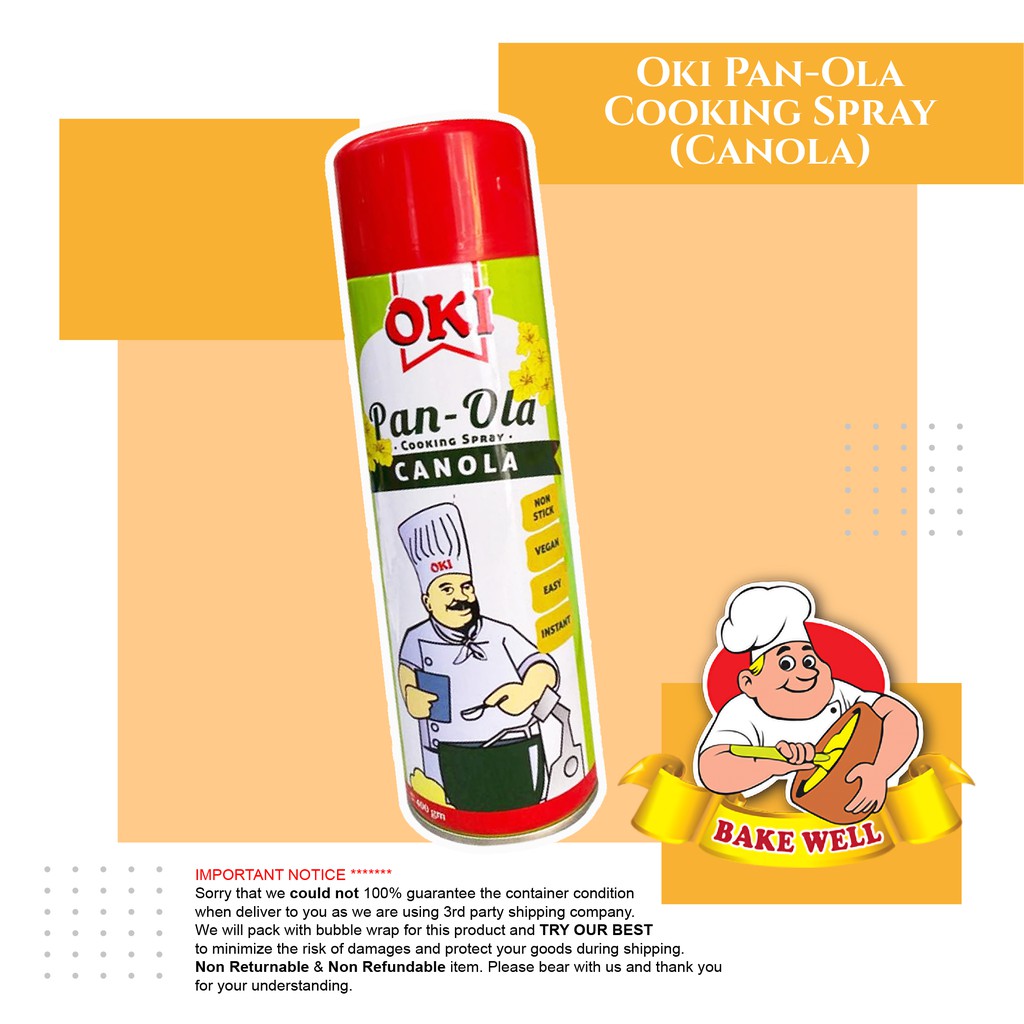 [Not available for E.M] OKI PanOla Canola Spray 400gm/Non Stick
