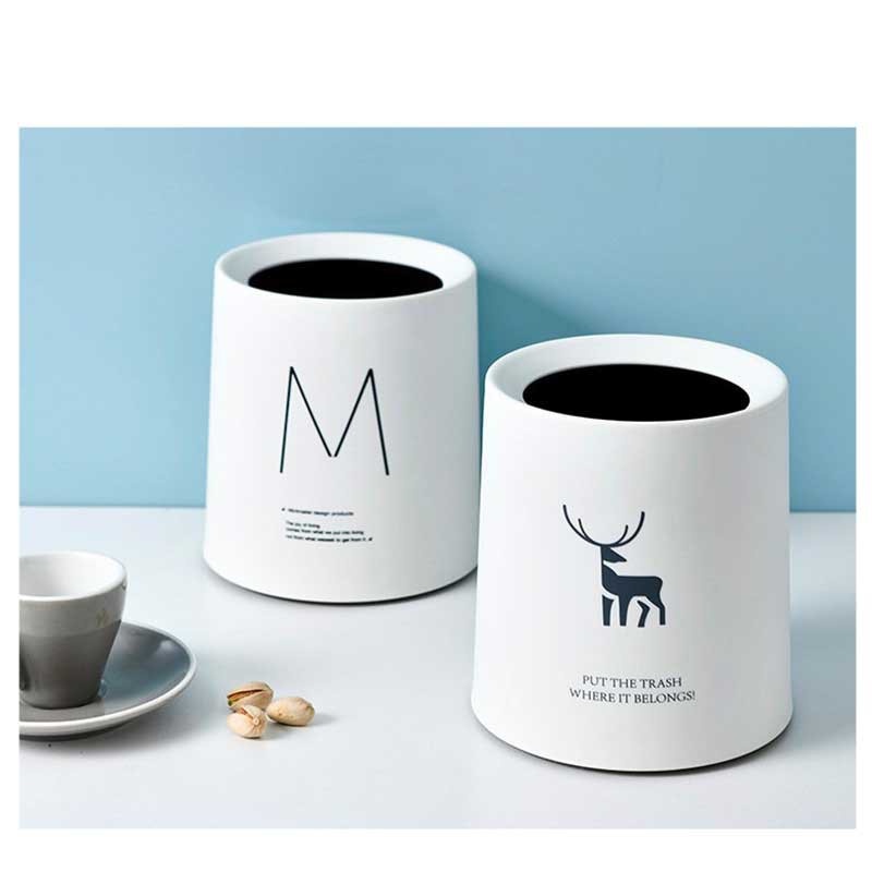 INS Style 1.5L Trash Cans Dustbin Desktop Garbage Bin Mini Office Waste